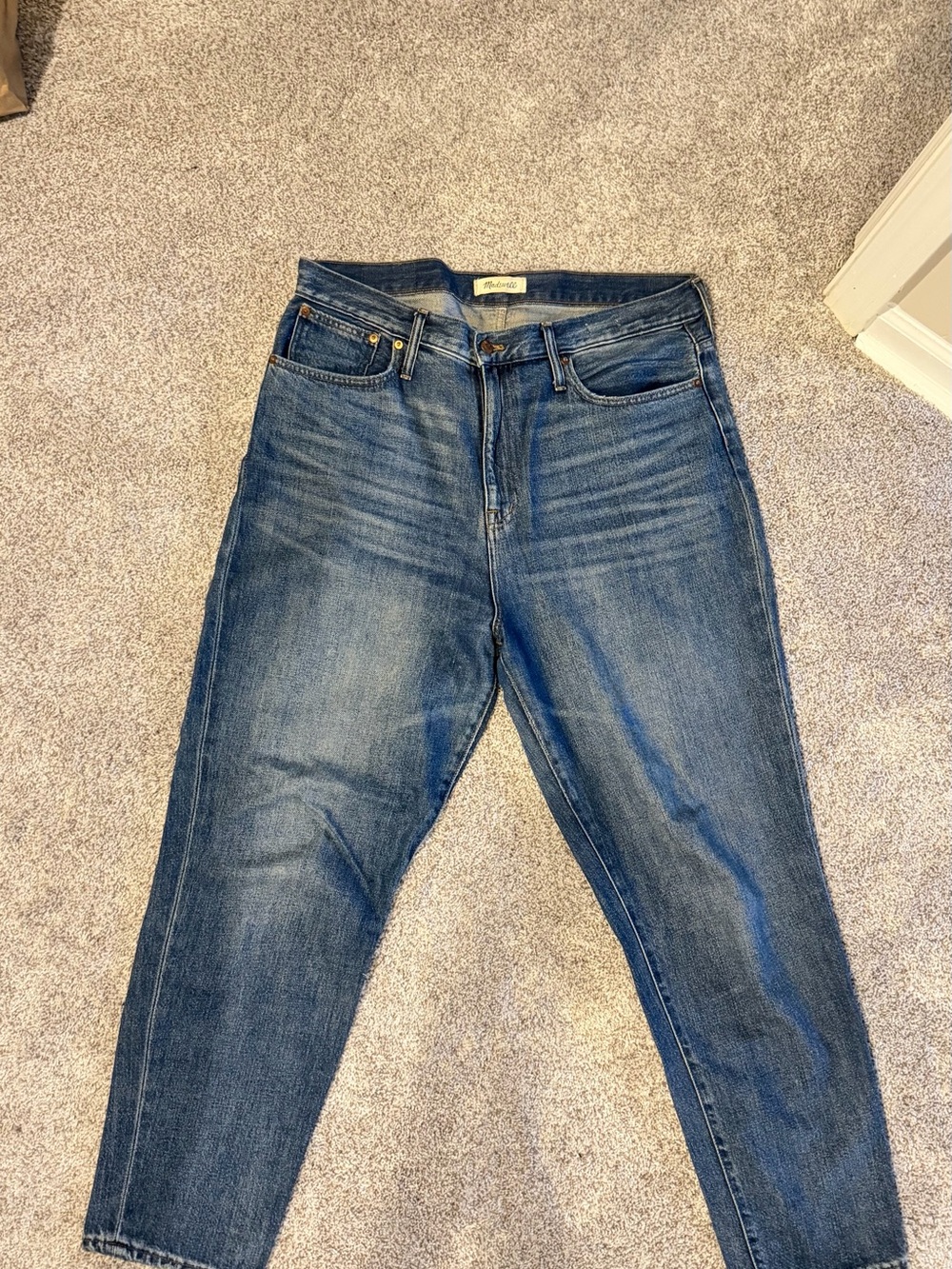 Madewell Size 33 TALL Momjeans